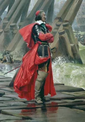 Kardinal Richelieu på vågbrytaren vid La Rochelle, 1881 (detalj av 153763)